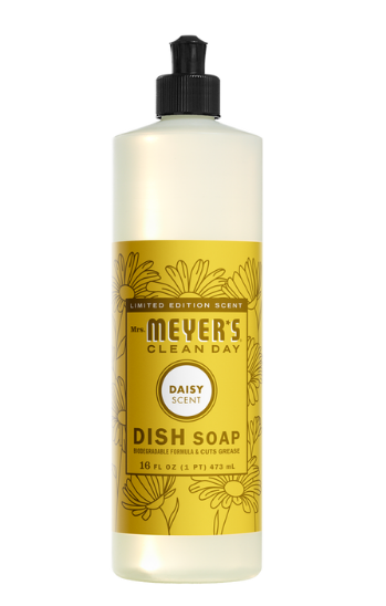 Mrs. Meyer's Liquid Dish Soap Daisy - 16oz/6pk