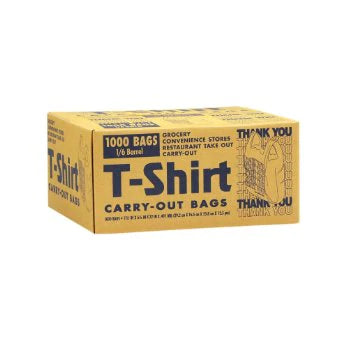 Shopping Bags T-Shirt "Thank You" - 1/6 Barrel/1000pk