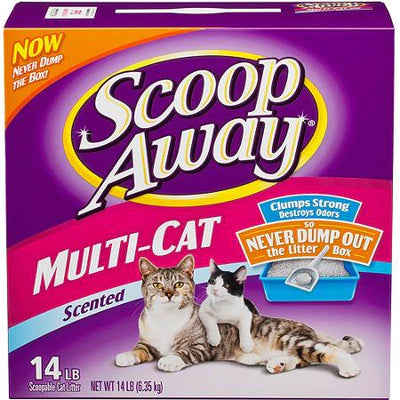 Scoop Away Cat Litter Multi Cat Scented - 14lb/3pk Case/3