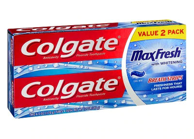 Colgate Max Fresh Cool Mint Twin Pack - 6oz/12x2pk