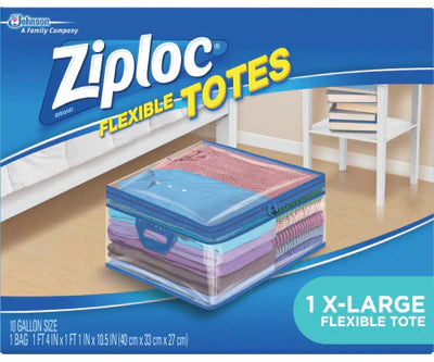 Ziploc Flexible Totes X-Large - 1ct/4pk