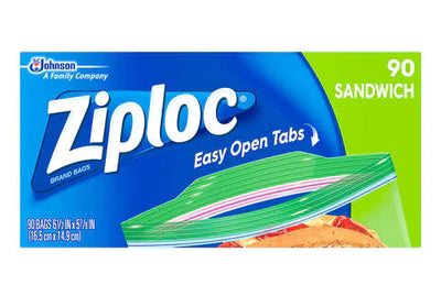 ZIPLOC@Sandwich BAG - 90ct/12pk