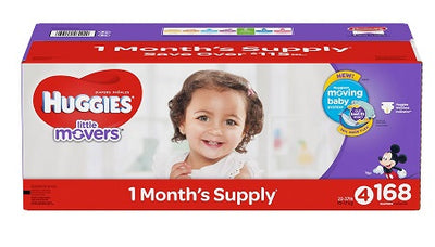 HUGGIES Little Movers Size 4 - 160ct/1pk Case/1