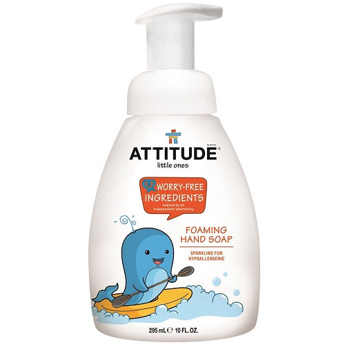 Attitude Kids Foam Hand Soap Sparkling Fun - 295ml/10oz/6pk Case/6