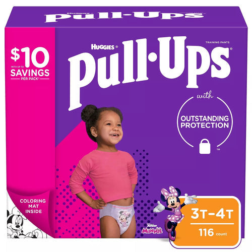 Huggies Pull-Ups Training Pants for Girls 3T - 4T - 116ct/1pk