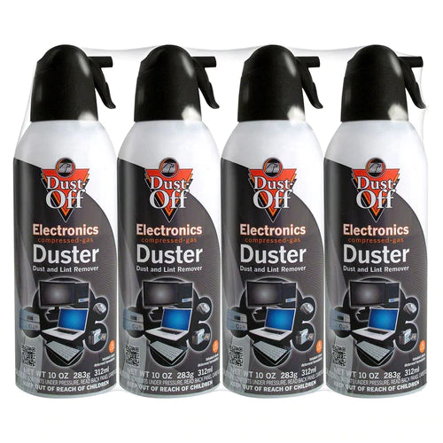 Dust-OFF Falcon Compressed Gas Duster - 10oz/4pk Case/4