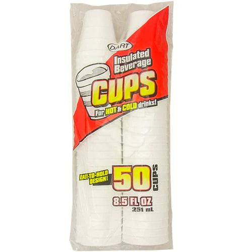 Dart Foam Cup 8.5oz/50ct/24pk