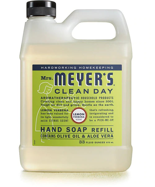 Mrs. Meyer's HandSoap REFILL Lemon Verbena - 33oz/6pk