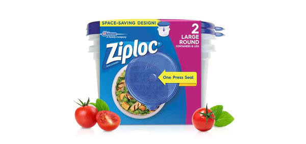 ZIPLOC@Container Large ROUND - 2ct/4pk (new)