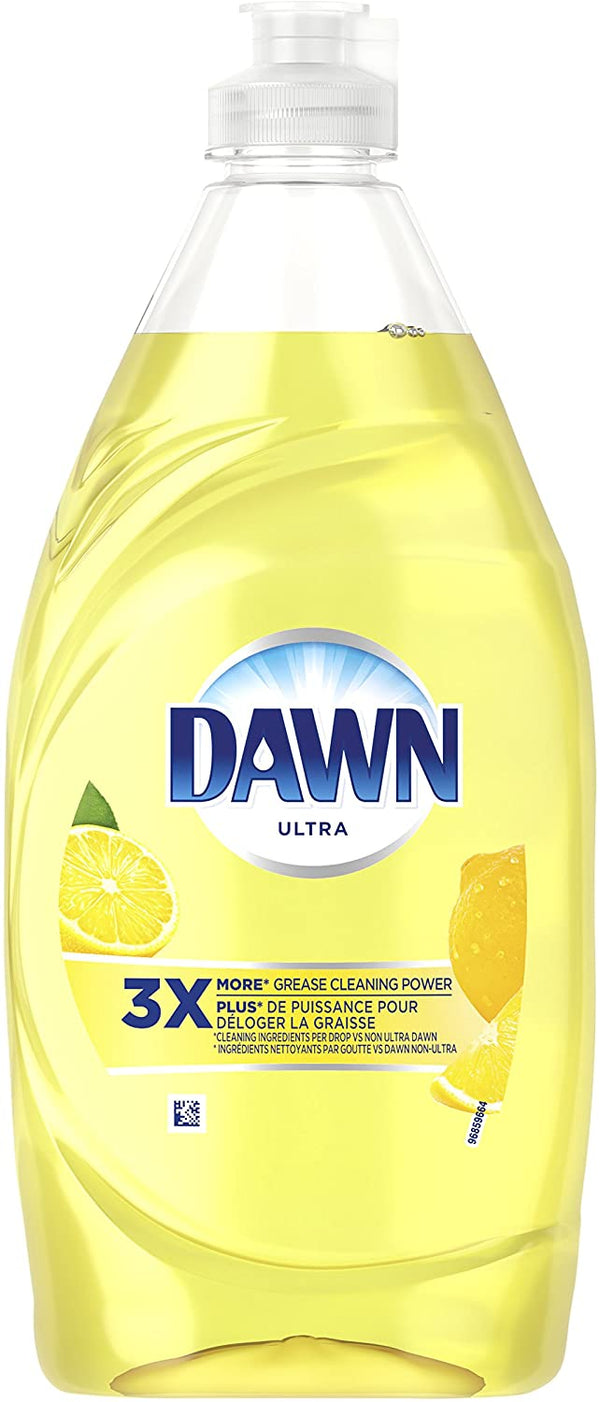 Dawn Ultra Dish Washing Liquid Lemon - 18oz/532ml/10pk