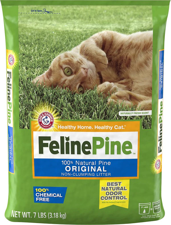 Feline Pine Original Cat Litter - 7.0Lb/6pk Case/6