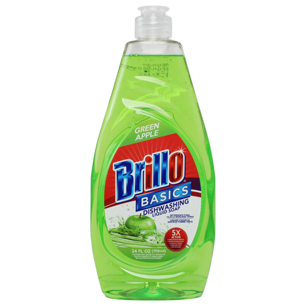 Brillo Apple Dish Liquid - 24oz/12pk