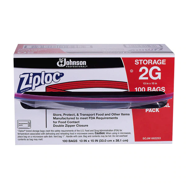 Ziploc Storage Bag 2Gal Pro - 100ct/1pk