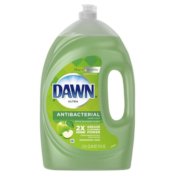 Dawn Ultra Antibacterial Hand Liquid Dish Soap Apple Blossom - 75oz/6pk