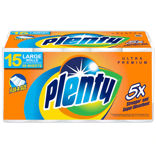 Plenty Ultra Premium Individually Packed Flex a Size - 90ct/15pk