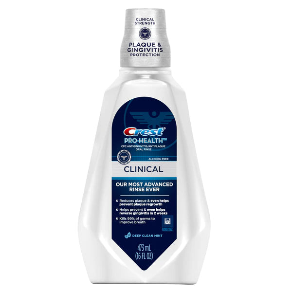 Crest Pro-Health Rinse Deep Clean Mint - 16oz/4pk